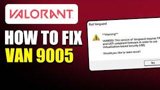 Valornat VAN 9005 Error On Windows 10/11 | EASY FIX