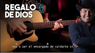 Regalo de Dios - Julión Álvarez GUITARRA ACORDES + REQUINTO COVER | Christianvib