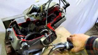 Tomos APN a 50cc moped engine working model