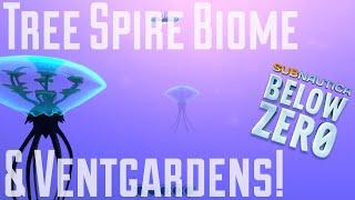 Subnautica Below Zero: Tree Spire Biome & Ventgardens!