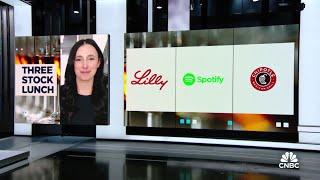 Three-Stock Lunch: Eli Lilly, Spotify and Chipotle