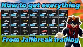 Jailbreak guide to trading up to everything! #jailbreaktrading #roblox #jailbreakroblox #jailbreak