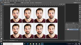 How to Create a passport size photo in adobe Photoshop cc | Photoshop tutorial||New easy way in 2022