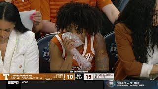  Harmon POPPED In The Nose, NO FOUL | South Carolina vs Texas, SEC Women's Basketball Tournament