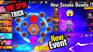 SASUKE RING EVENT FREE FIRE | NEW RING EVENT EVENT SPIN | FREE FIRE NEW EVENT - TECHNO BANDA