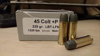 .45 Colt +P HSM 325 gr. Ammo VS. Underwood 325 gr. Ammo