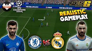 PES 6 | Firebird Patch March Edition 21/22 | UEFA CL (Chelsea vs Real Madrid) | FHD 60Fps