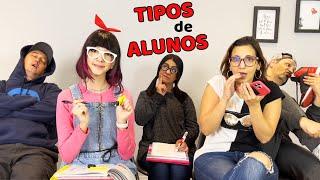 TIPOS DE ALUNOS NA AULA PRESENCIAL !! FIM DO ANO ESCOLAR | Luluca