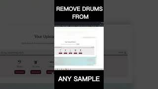 Remove Drums From Any Sample #hiphopsamples