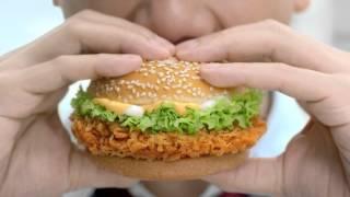 KFC Cheesy Crunch Burger