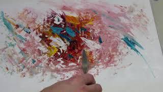 Abstract picture.How to draw an abstraction.Как нарисовать абстрактную карину