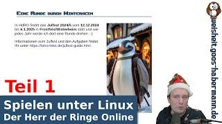 (Teil 1) Spielen unter Linux: Der Herr der Ringe Online