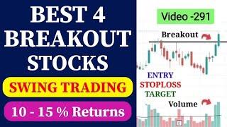 Best 4 Breakout Stocks For Tomorrow //Breakout Stocks For Swing Trading //Swing Stocks For Next Week