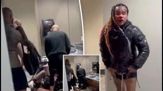 Tekashi 6ix9ine reportedly attacked while in LA Fitness bathroom Full VIDEO