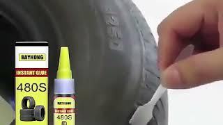 480S Black Auto Adhesives Tire Repair Glue Sealer Glue Car Rubber Repair Tire Glue Window Motorcycle