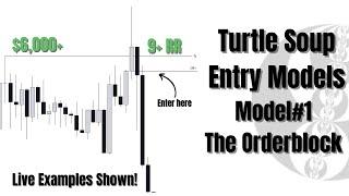 Turtle Soup Entry Models | Model #1 | The to Profitability | Live examples Shown | ICT Concepts