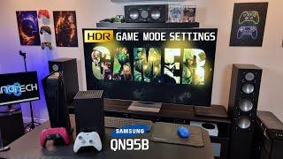 PS5 / Xbox - HDR Game Mode Picture Settings - Samsung QN95B