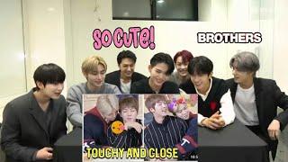 Enhypen Reaction to BTS (Touchy moments)  Fanmade