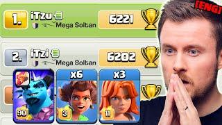 I am RANK 1 + 2 with Minion Prince Root Riders in Clash of Clans