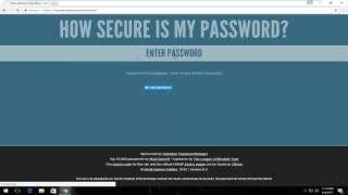 How Secure Is My Password -  How To Test For Strength