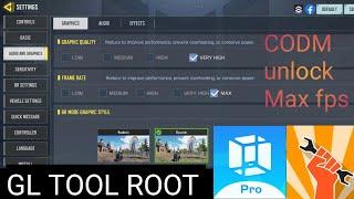 HOW TO GL TOOL ROOT & CODM MAX FPS MAX GRAPHICS ⁉️