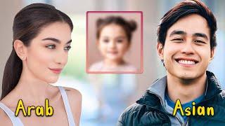 Arab Asian Couple tries an AI BABY Generator