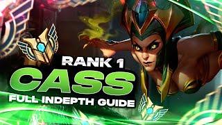 HOW TO PLAY CASSIOPEIA - FULL INDEPTH GUIDE - RANK 1 CHALLENGER MID