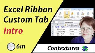 Excel Ribbon Custom Tab Introduction