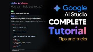 How To Use New Google AI Studio (GoogleAI Tutorial) Complete Guide With Tips and Tricks