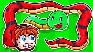 JJ & Mikey Becoming the BIGGEST SNAKE in Maizen Roblox!