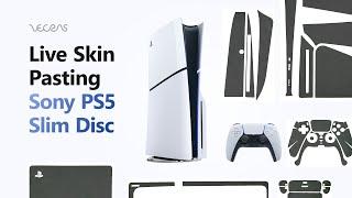 How to Apply Skin on Sony PS5 Slim Disc Console-Controller | VecRas