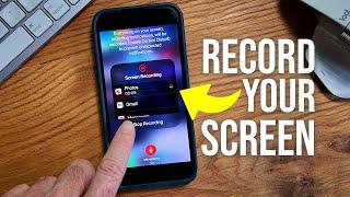 How to record your iPhone screen - EASY tutorial