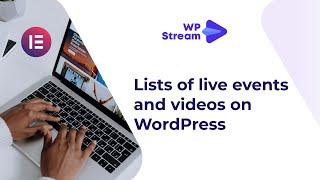 How To Add a List of ACTIVE LIVE STREAMS And VIDEOS (Elementor)