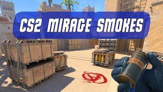 CS2 | THE MUST KNOW SMOKES FOR MIRAGE T-SIDE [2024]