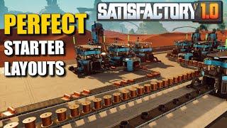 START Strong with These 5 PERFECT Early Game Layouts in Satisfactory!