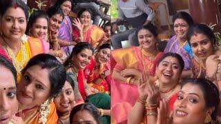 Chinna Marumagal Serial Shooting Spot off screen Behind Scenes