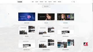 Fusion - Responsive Photography and Portfolio WordPress Theme