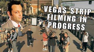 Las Vegas Strip Walking Tour Running Into Vince Vaughn Filming on Vegas Strop