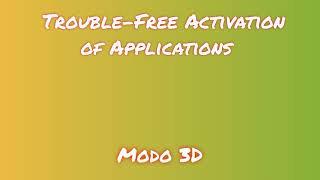 Modo 3D license: How to install Modo 3D activated | Download Modo 3D