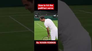 Roger Federer explains how to hit the peRFect serve!