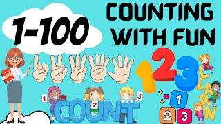 1 to 100  counting Numbers | Basic Counting | counting for kids