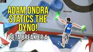 Adam Ondra Statics the Dyno! | Beta Break Ep.4