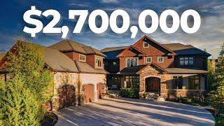 Inside a $2,700,000 Luxury Transitional Home in Calgary's Aspen Wood!  Real Estate 2021