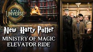 Epic Universe's Ministry of Magic Elevator Ride Complete Details - NEW Wizarding World