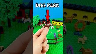 LEGO DOG Park... #lego #legosystem #stopmotion #dog #legocity