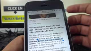 Cómo copiar y pegar texto en un iPhone 5S 5C 5 4 iOS 7 español Channeliphone