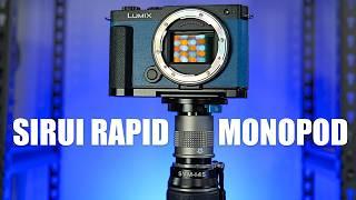 The Worlds FASTEST Monopod - Sirui SVM-145 Rapid Series Monopod Review