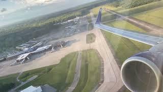 Avelo Airlines 737-800 Full Taxi and Takeoff from Newport News/Williamsburg International Airport