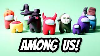 Making AMONG US Characters with Polymer Clay