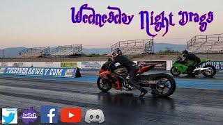 GSX-R 1000 VS Ninja ZX10R at tucosn dragway